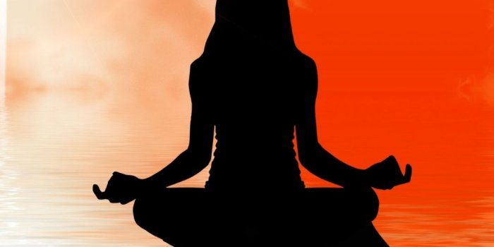 1080x2160 Girl, meditation, silhouette, art, 1080x2160 wallpaper | Yoga art, Meditation  images, Meditation art