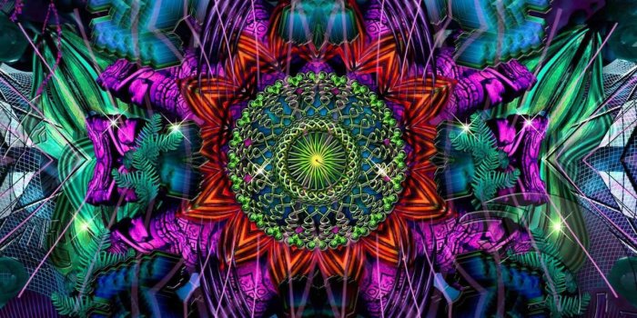 1600x1200 Psychedelic Art Wallpaper, Fractal Art, Digital Art, Kaleidoscope, Design •  Wallpaper For You