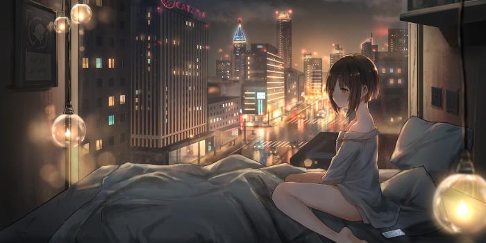 1920x1080 24 Loneliness Anime City Wallpapers - Wallpaperboat