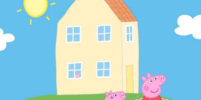 1080x1920 Peppa Pig House Wallpaper - EnWallpaper