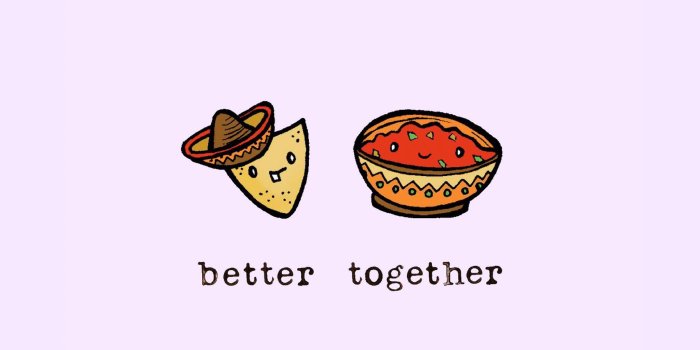 2048x2048 Downloaded from Girly Wallpapers. http://itunes.apple.com/app/id1108375300.  Thousands of HD girly wallpap… | Cute food wallpaper, Cute cartoon food,  Better together