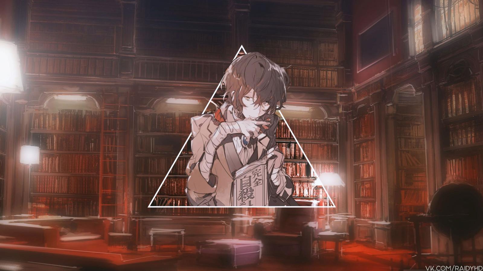 2560x1440 Wallpaper Anime, Picture In Picture, Dazai Osamu • Wallpaper For You