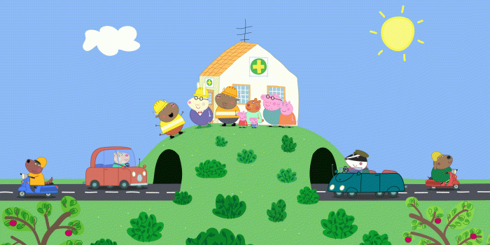 3072x1728 Peppa Pig House Wallpaper - NawPic