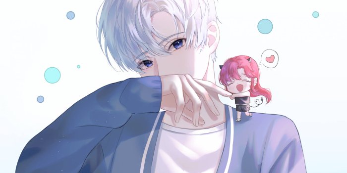 1920x1080 Download Cute Anime Boy With Little Girl Wallpaper | Wallpapers.com