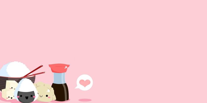 1920x1080 Download Cute Food On Pink Background Wallpaper | Wallpapers.com