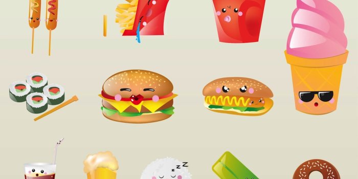 1024x768 cartoon picture of food - Clip Art Library