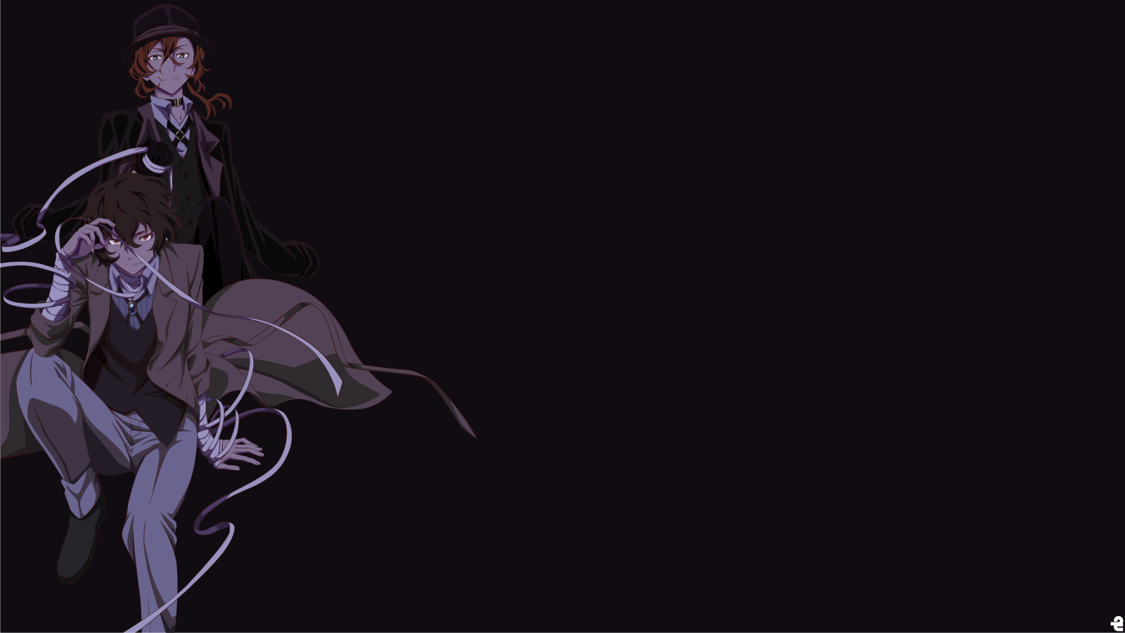 3840x2160 581855 3840x2160 Osamu Dazai, Bungou Stray Dogs, Chuuya Nakahara wallpaper  PNG - Rare Gallery HD Wallpapers