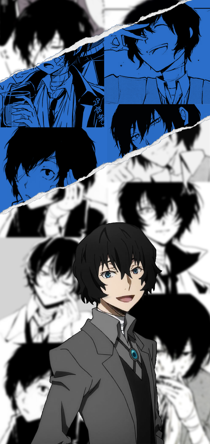 720x1520 Dazai wallpaper for phone (with blue eyes) : r/BungouStrayDogs