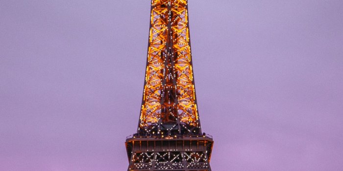 1284x2778 Eiffel Tower Wallpaper 4K, Paris, France, Evening, Purple sky, Lights,  World, #2978