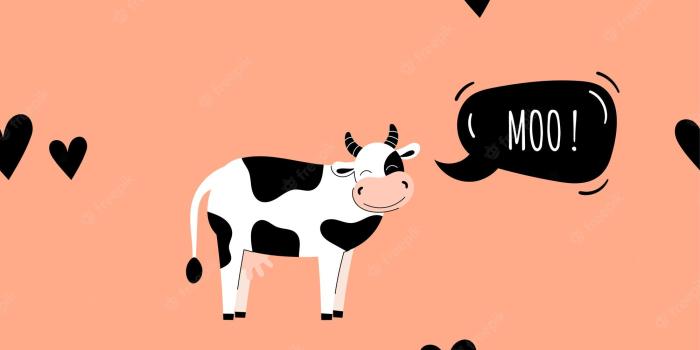 2000x2000 Premium Vector | Seamless pattern with cute cows. background with farm  animals. wallpaper, packaging. flat vector illustration