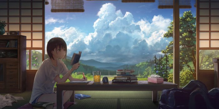 2304x1296 Chill Anime Girl Wallpapers