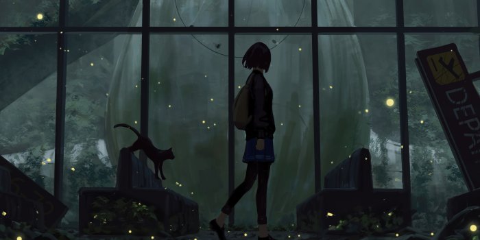 1920x1080 1920x1080 Anime Girl Walk In Abondon City 4k Laptop Full HD 1080P HD 4k  Wallpapers, Images, Backgrounds, Photos and Pictures