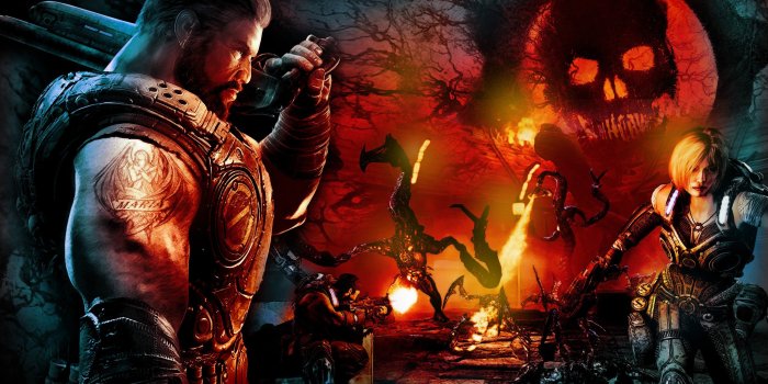 2560x1440 gears, Of, War, Destruction, Gears, Of, War Wallpapers HD / Desktop and  Mobile Backgrounds
