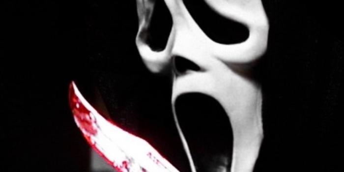 828x1792 Horror=Love — Ghostface phone wallpaper