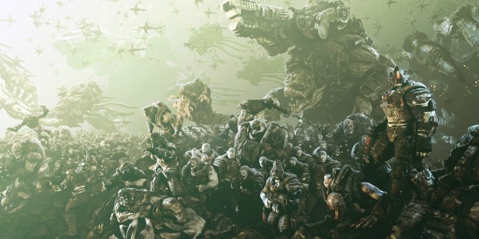 1332x850 Wallpaper army, locust, Gears of War images for desktop, section игры -  download