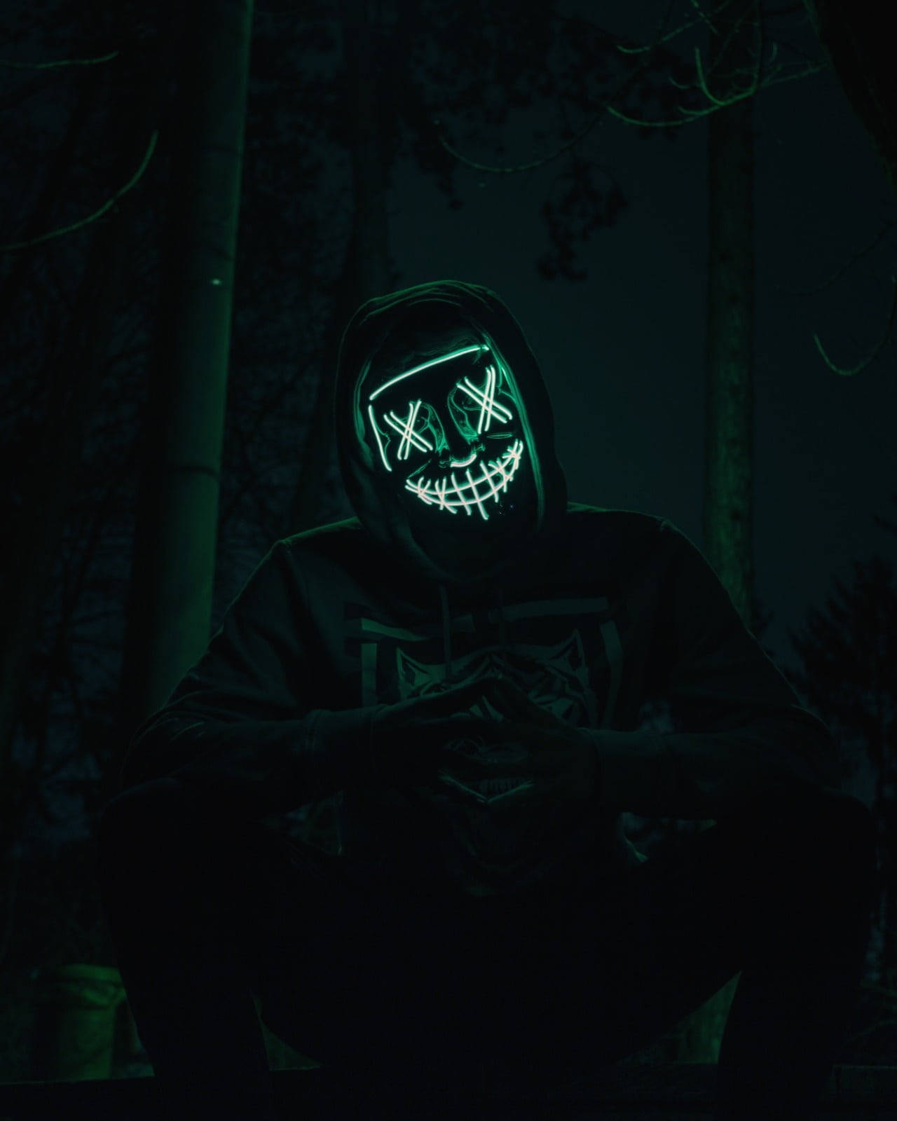 1280x1600 Download Scary Purge Mask Wallpaper | Wallpapers.com