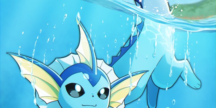 1500x2118 vaporeon (pokemon) drawn by yukari_(yukari21653710) | Danbooru