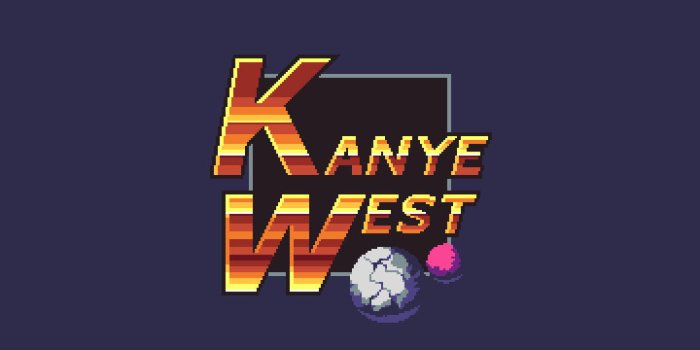 1080x1920 Download Kanye West Retro Logo Wallpaper | Wallpapers.com