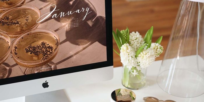 1080x900 Free, Downloadable Tech Backgrounds for January 2022! | The Everygirl