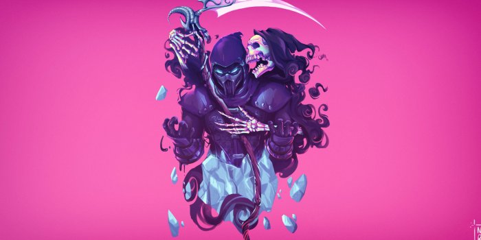 2048x1152 Wallpaper Grim Reaper Illustration, Artwork, Video Game • Wallpaper For You
