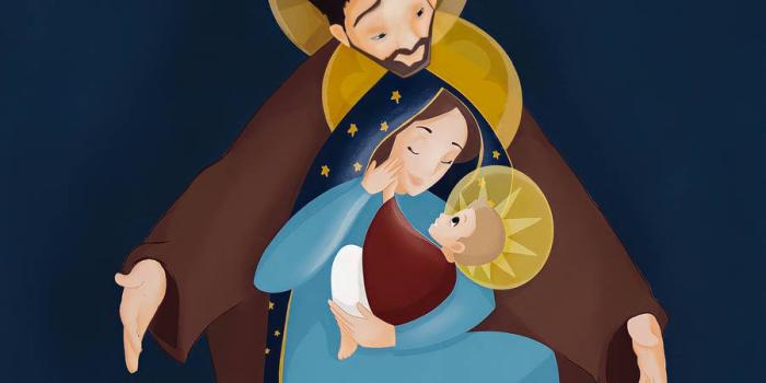 900x900 Download Lovely Holy Family Wallpaper | Wallpapers.com