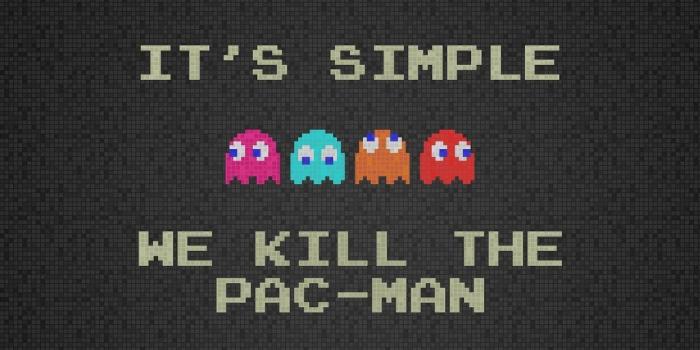 1024x1024 iPad Wallpapers, lock-screens, and Backgrounds — It's Simple. We Kill the  Pac-Man Wallpaper for...