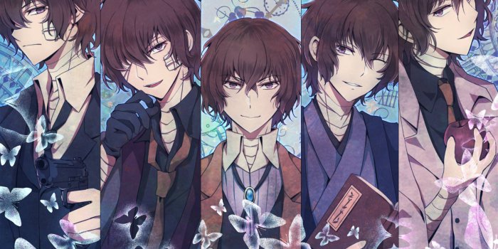 1920x1358 Download Bungo Stray Dogs Five Dazai Wallpaper | Wallpapers.com