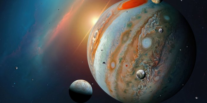 5120x3200 Jupiter and its moons Wallpaper 5k Ultra HD ID:7861