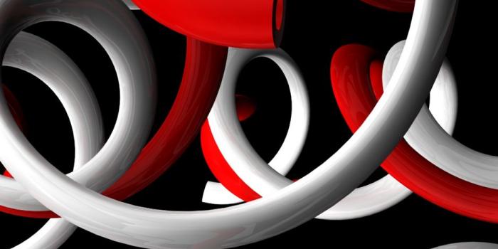 938x1668 Download wallpaper 938x1668 plexus, shape, twisted, curved, red, white  iphone 8/7/6s/6 for parallax hd background