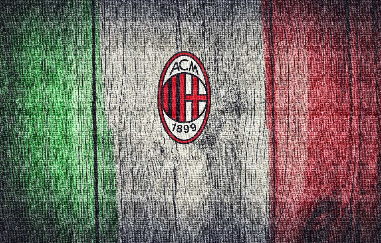 1332x850 Wallpaper Italy, flag, A.C Milan images for desktop, section текстуры -  download