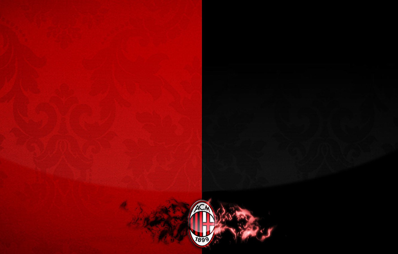 1332x850 Wallpaper wallpaper, sport, logo, football, AC Milan images for desktop,  section спорт - download