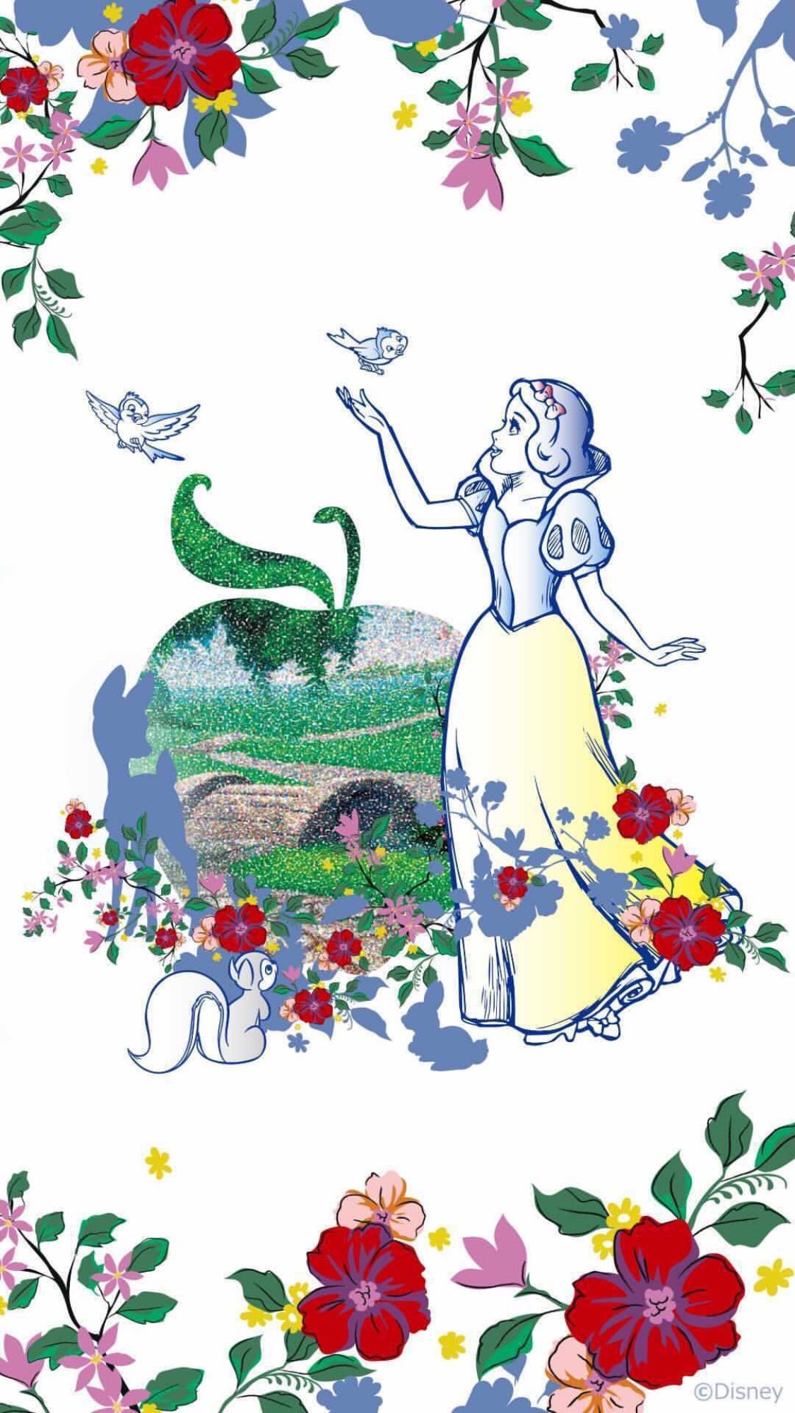 1125x2000 Disney Princess mobile wallpaper collection - YouLoveIt.com