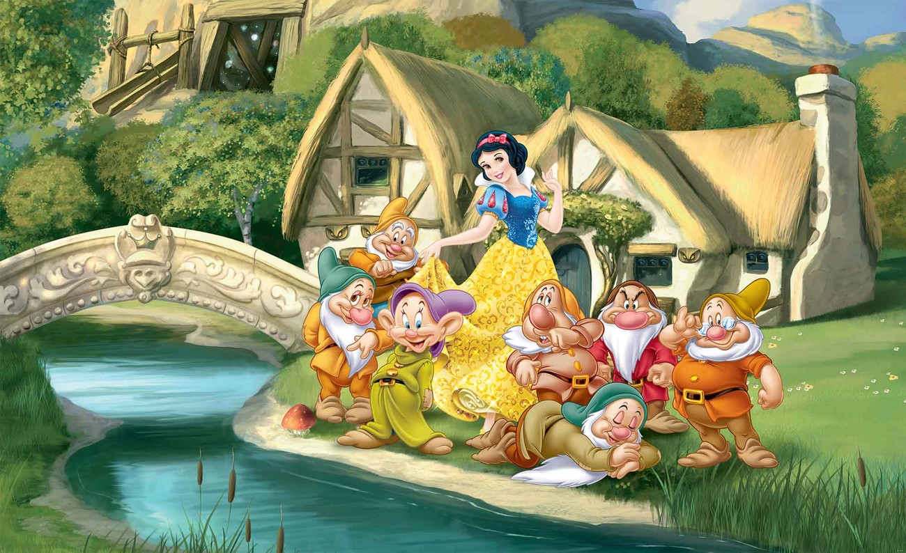1300x794 Disney Princesses Snow White Wall Paper Mural | Buy at Abposters.com