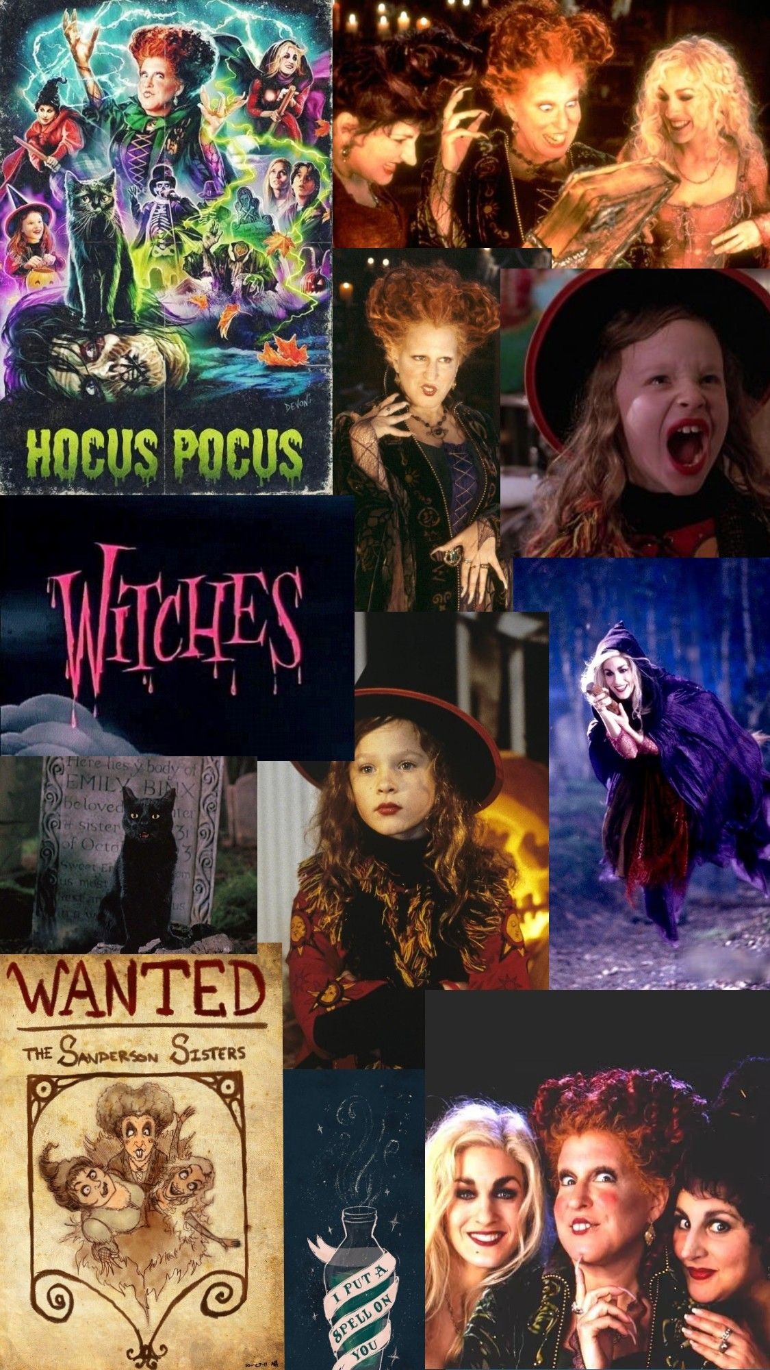 1125x2000 HOCUS POCUS | Scary wallpaper, Halloween wallpaper iphone, Halloween wallpaper  backgrounds