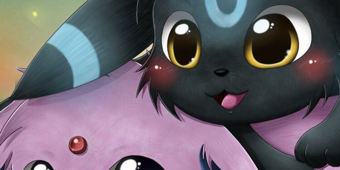 750x1289 A cute umbreon and espeon that works as a wallpaper : r/CutePokemon