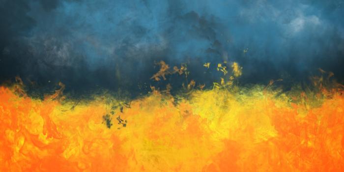 1332x850 Wallpaper Smoke, Fire, Ukraine images for desktop, section разное - download