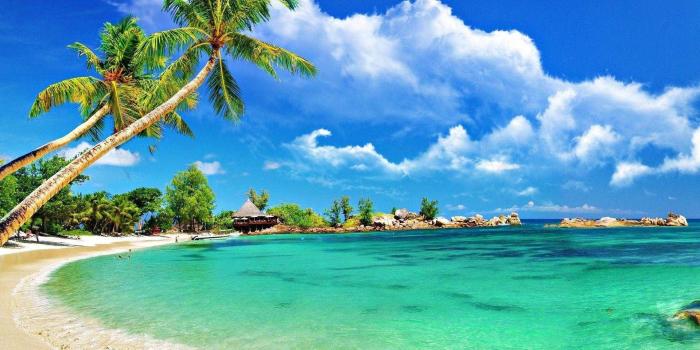 1920x1200 Beach Background Wallpaper - NawPic