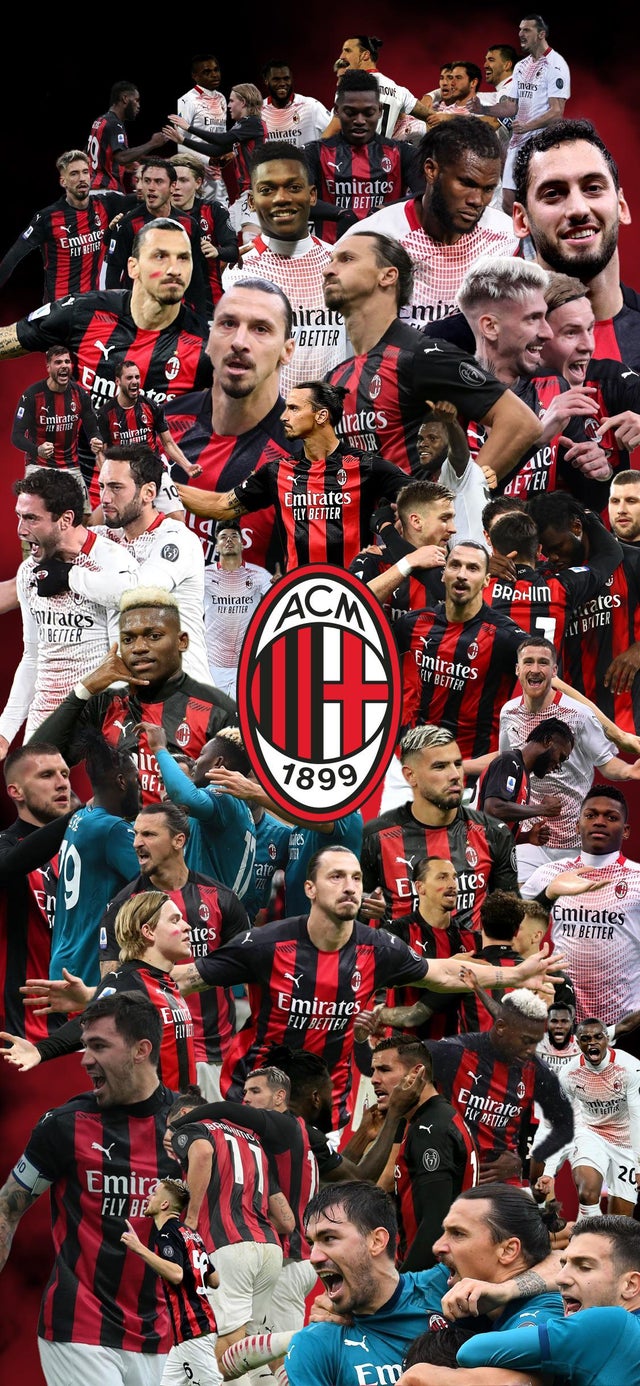 640x1386 Phone wallpaper with all AC Milan goals in half Serie A season : r/ACMilan