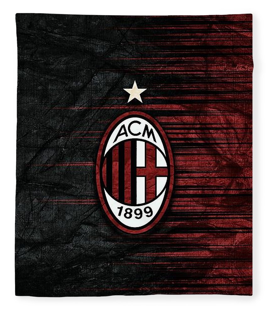 860x1000 Ac Milan Wallpaper Fleece Blanket by Yanto Nuzu - Pixels