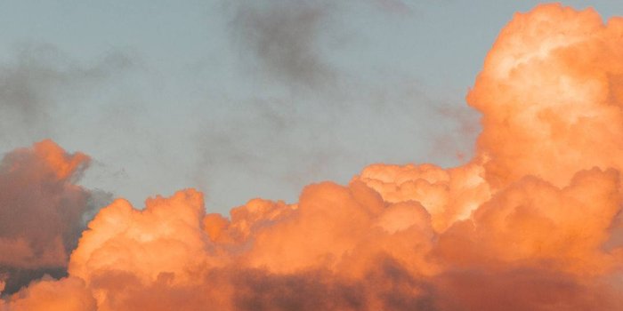 1080x1920 Download Iphone Orange Aesthetic Clouds Wallpaper | Wallpapers.com