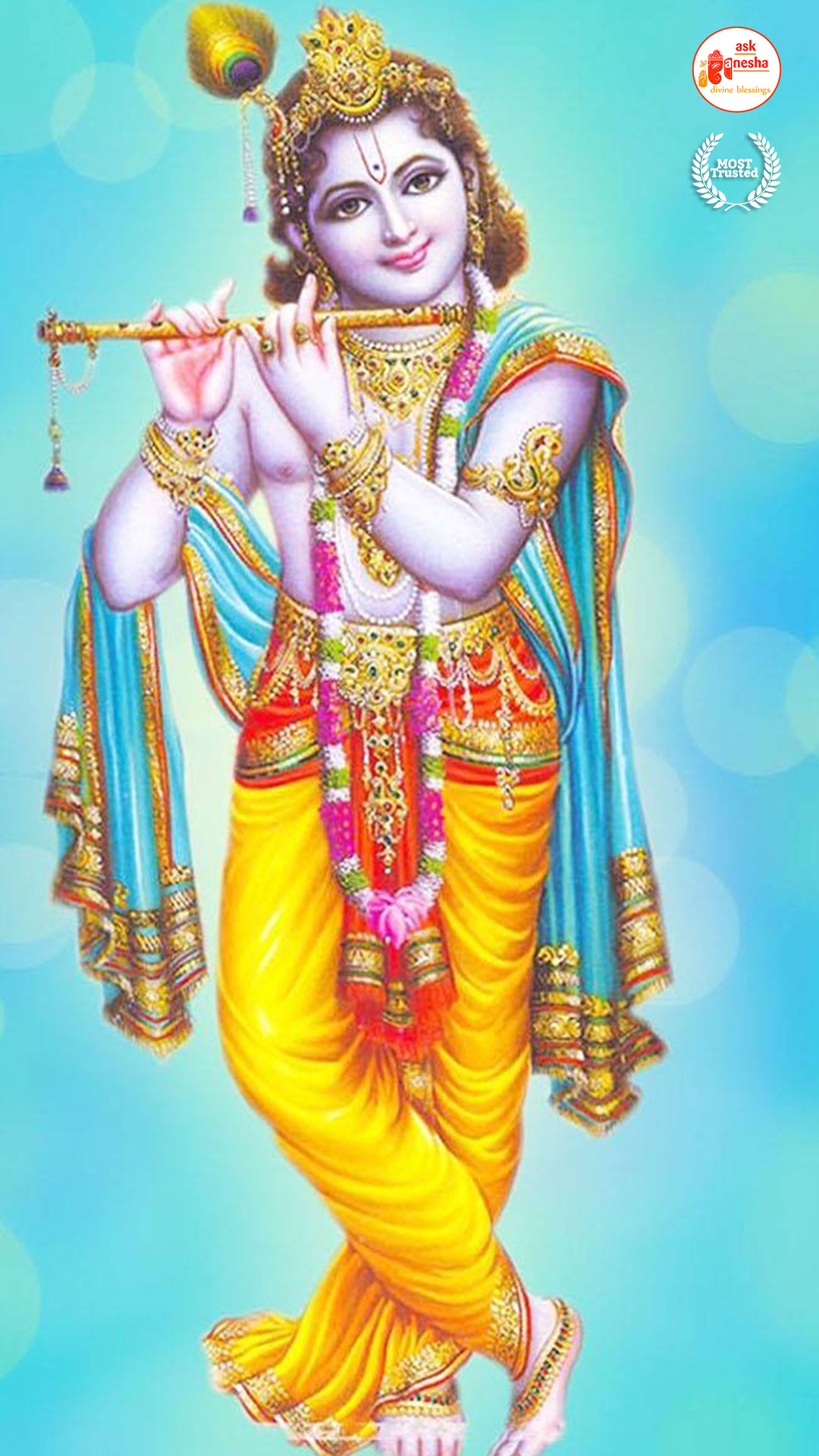 1080x1920 Krishna Wallpapers [HD] | Download Free Images on Askganesha