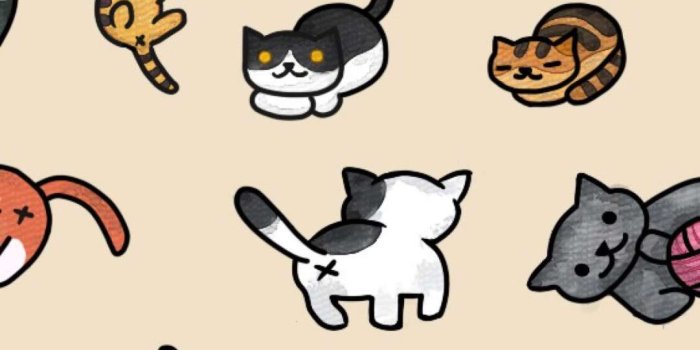 1081x1920 Summer Cartoon Cat Wallpapers