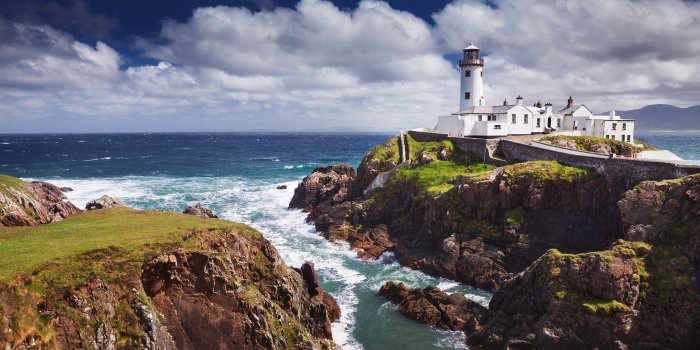 3840x2160 Fanad Lighthouse Wallpaper 4K, Ireland, Coastal, Ocean, Seascape, Cloudy  Sky, Nature, #3831