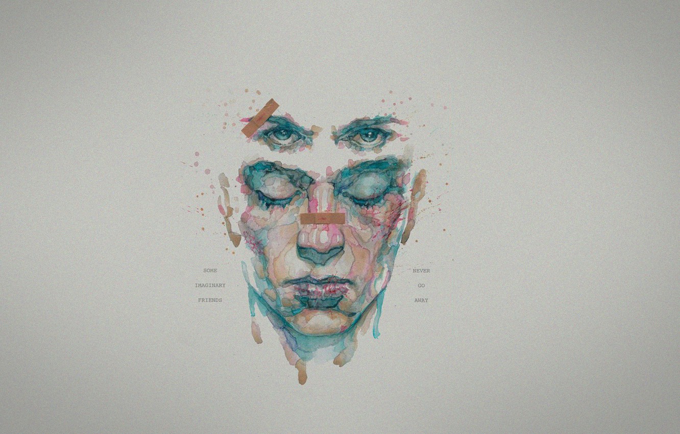 1332x850 Wallpaper minimalism, fight club, copyright images for desktop, section  минимализм - download