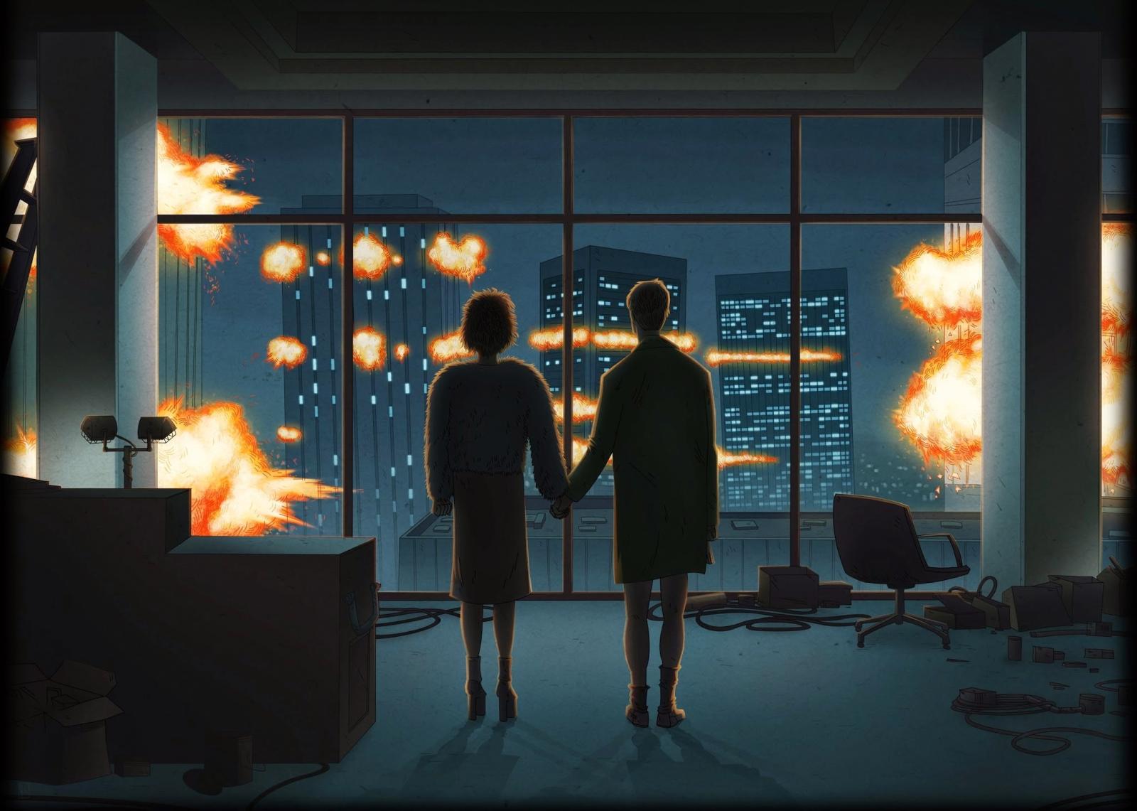 2048x1461 artwork, Movies, Fight Club, Explosion Wallpapers HD / Desktop and Mobile  Backgrounds