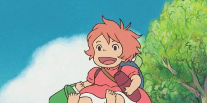 828x1792 Ponyo on a Boat Wallpaper | Wallaland