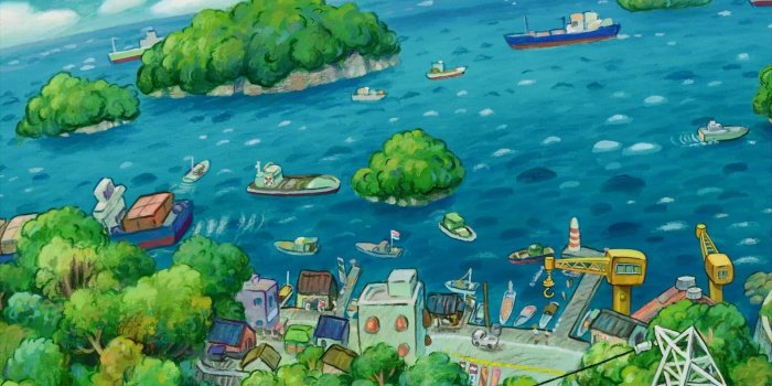 1920x1080 Ponyo on the Cliff by the Sea Wallpaper - Hayao Miyazaki Wallpaper  (43722524) - Fanpop
