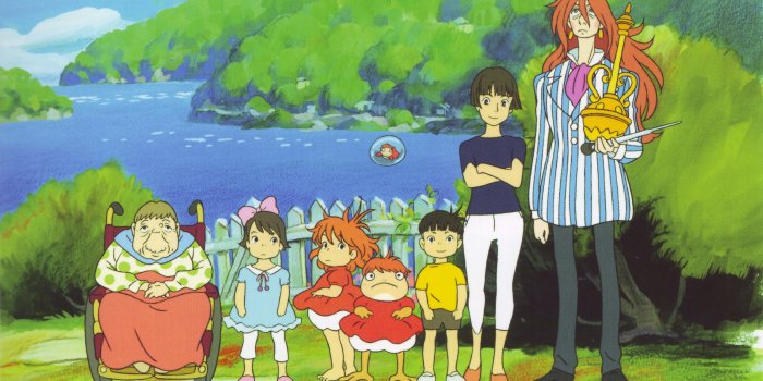 8128x4452 Gake no Ue no Ponyo - Wallpaper and Scan Gallery - Minitokyo