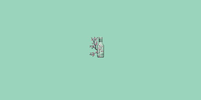 1920x1080 Download Minimalist Sage Green Aesthetic Bottle Wallpaper | Wallpapers.com