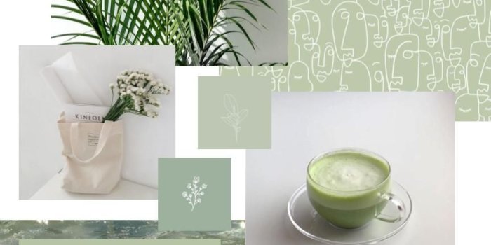 864x1536 White And Green Aesthetic Wallpapers